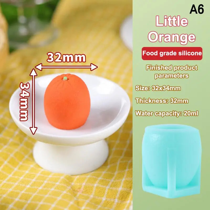 Cake Mold Ice Cream Mousse Desserts Decorating Tools 3D Fruit Shape Qme A6