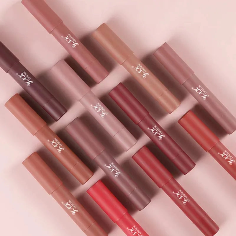 Pink Series Velvet Matte Lipstick Pen Waterproof Long Lasting Red Qme