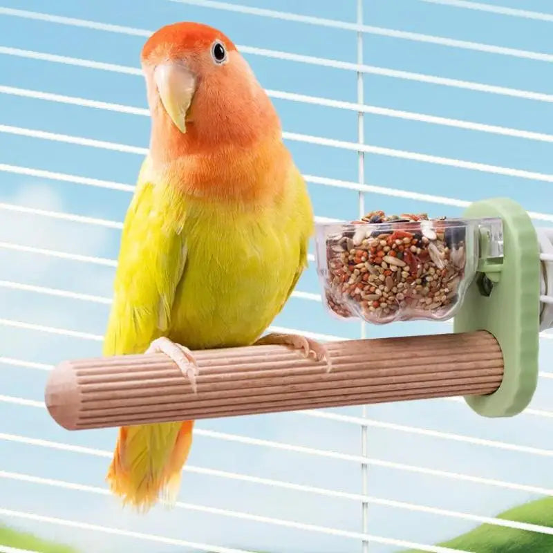 Bird Foraging Station Pole Bite Grinding Mouth Suppliesparrot Claw Qme