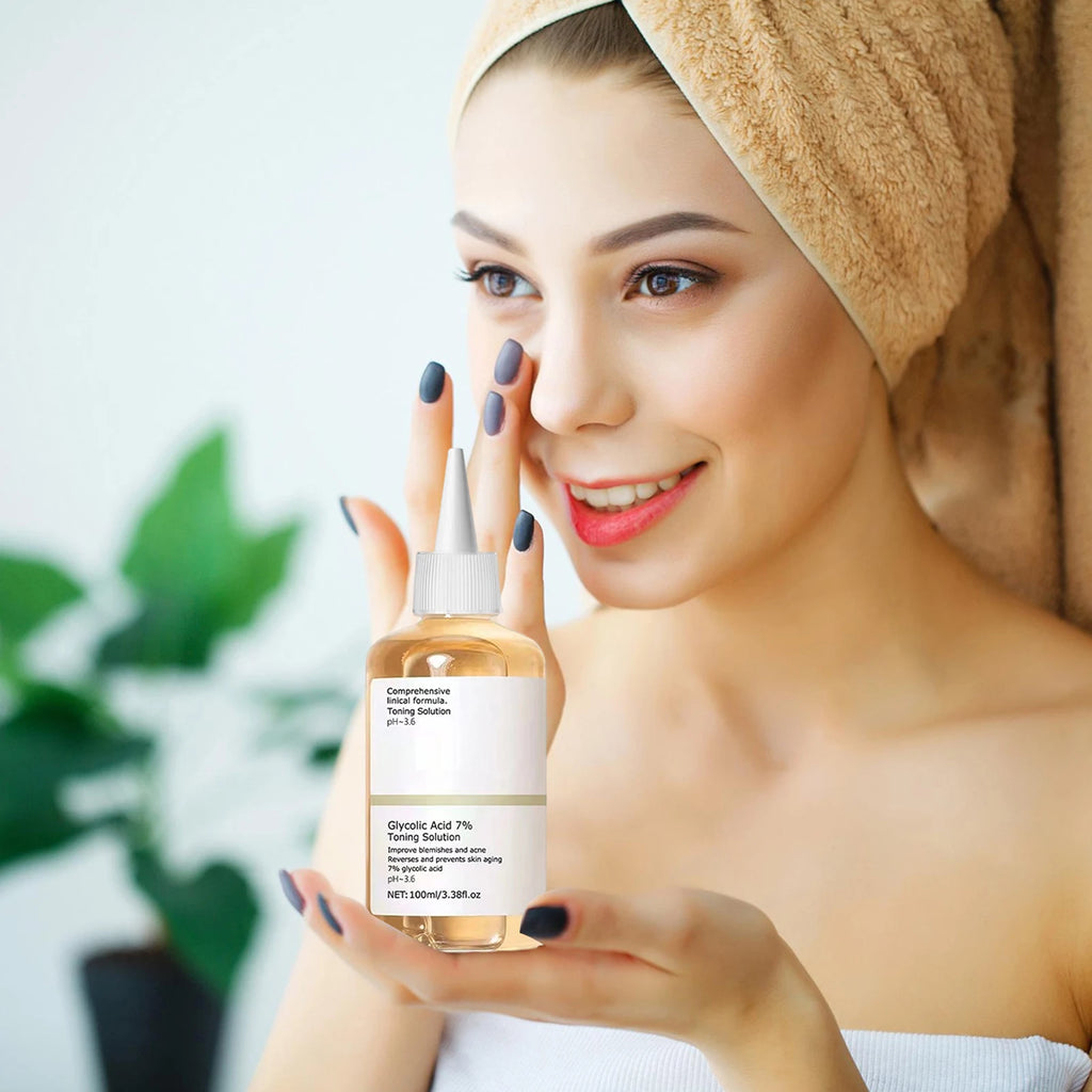 Glycolic Acid 7 Toning Solution Toner Acne Removal Lighten Marks Face Qme