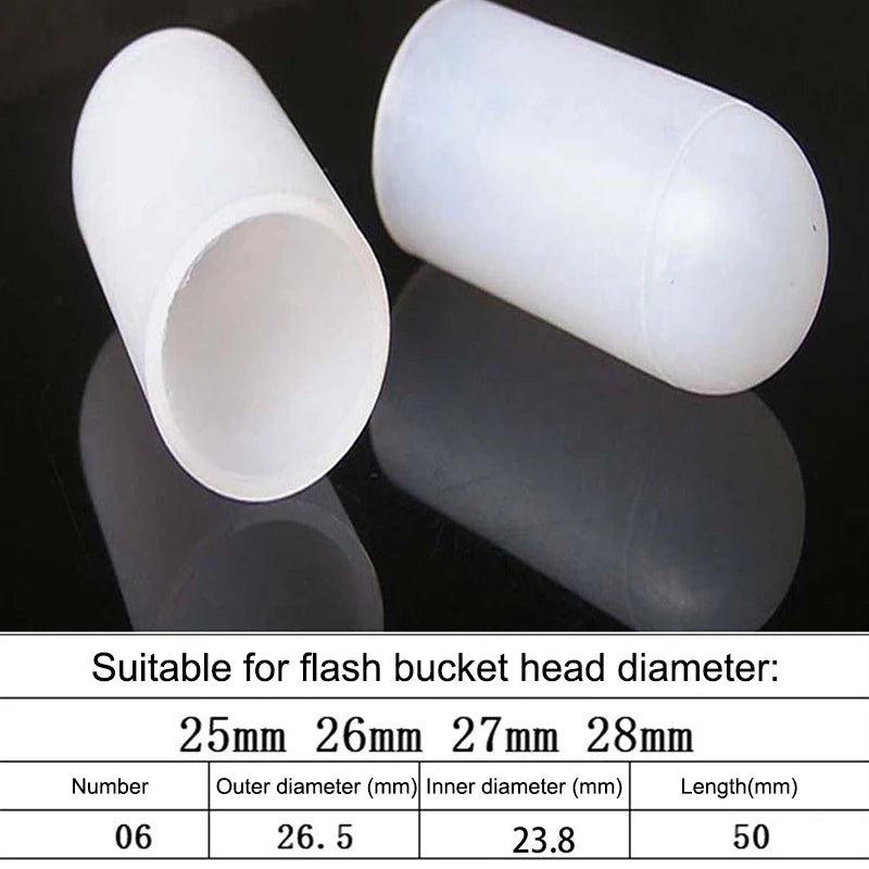 2Pcs Silicone Elastic Flashlight Lampshade For SP31 SP35 IF22A C8G IF25A SP36 S2 C8 EA01 TS21 Q8 14-75MM Torch Qme 24 28mm