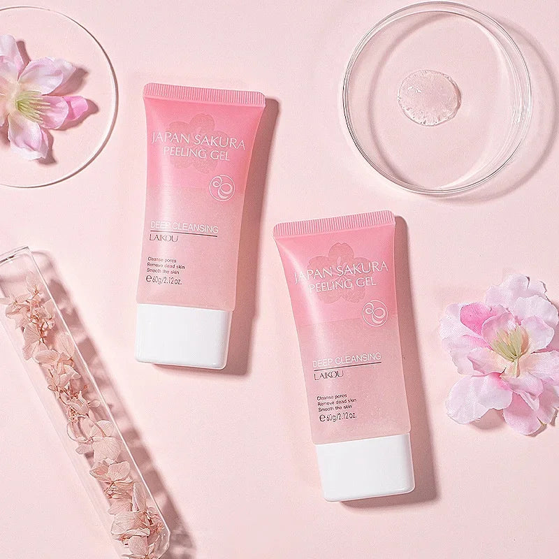 LAIKOU Sakura Peeling Gel Facial Exfoliation Cleans Pores Qme Default Title