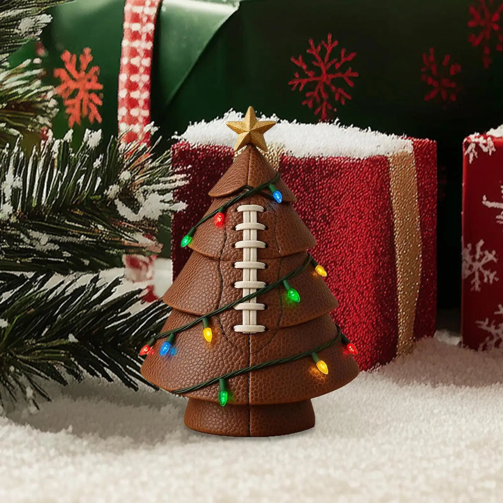 Christmas Tree Sculpture Lighted Scene Props Party Decoration Qme