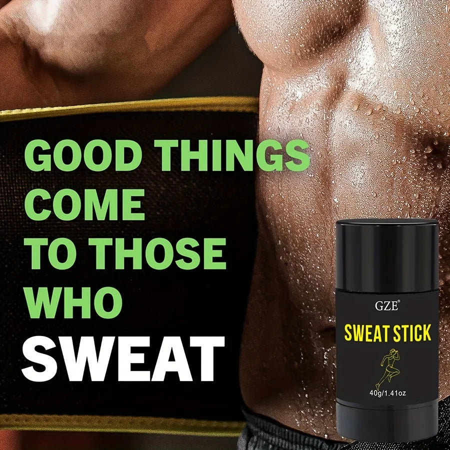 GZE Sweat Workout Enhancer Gel Stick - Makes You Sweat Harder and Faster, Body Massage Hot Cream Workout Muscle & Fitness Qme