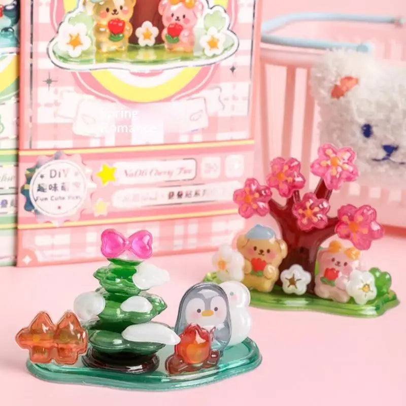 Innovative 3D Stacked Crystal Animal Stickers Ideal Handmade DIY Qme