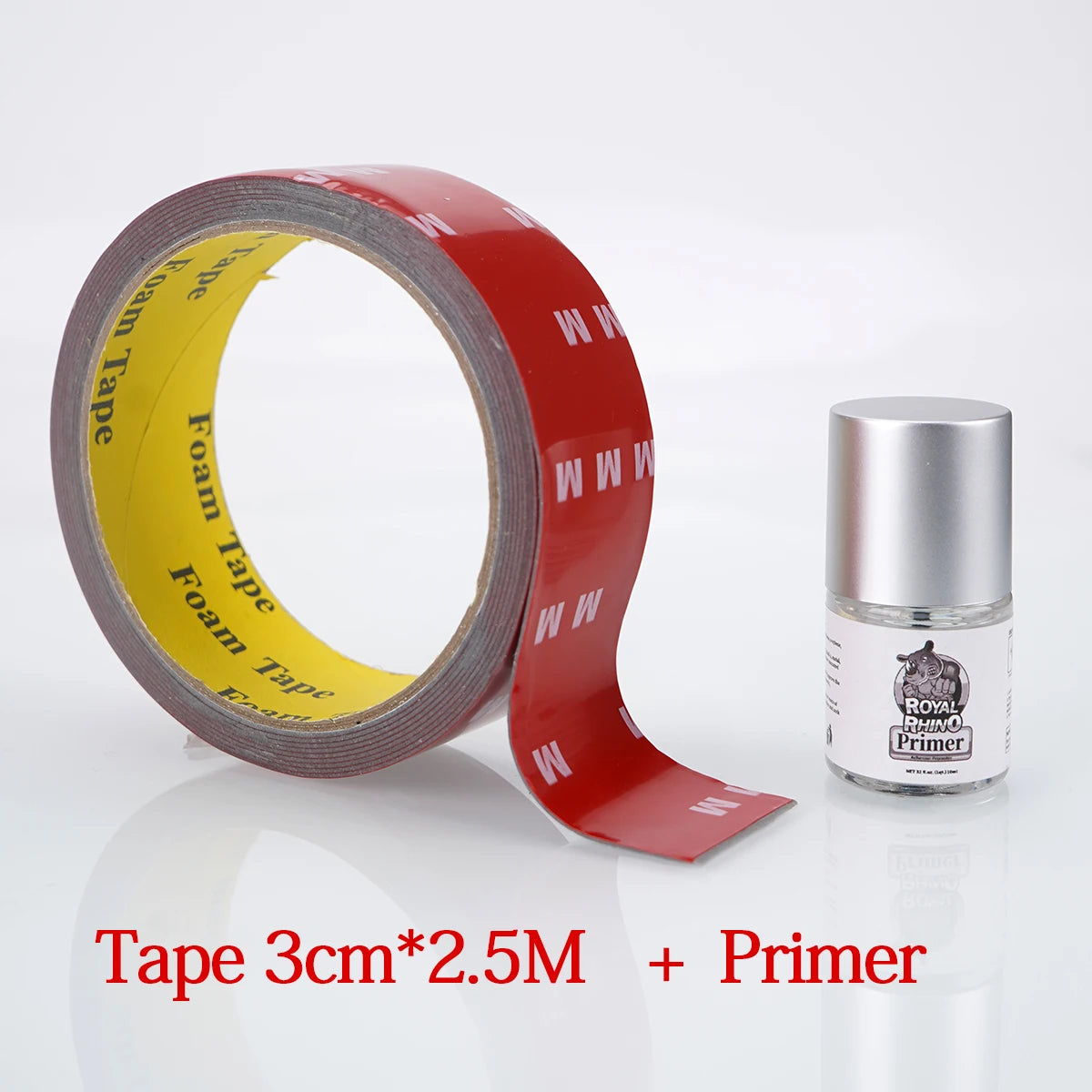 944 Primer Adhesion Promoter and Double Sided Tape Super Paste Combination 10ml Double Sided Tape Aid For Car Accessories Qme Primer 30mm tape