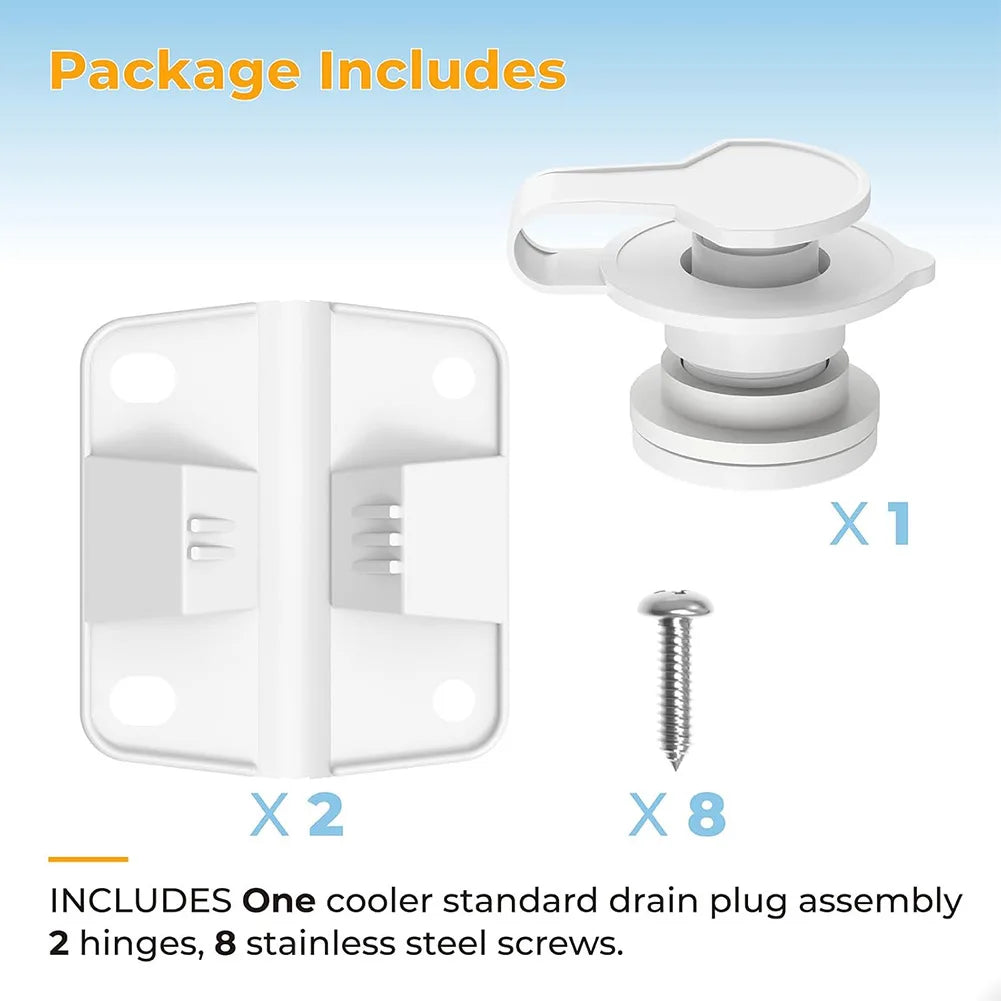 Cooler Drain Plug Replacement Parts Coleman Ice Chest Plastic Hinges Qme