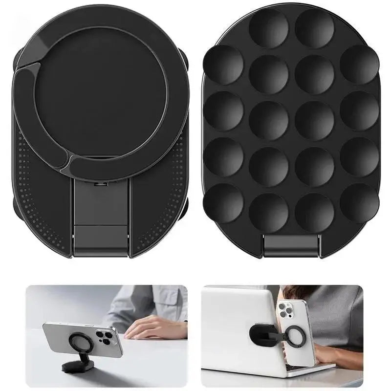 360 Rotatable 3-in-1 Magnetic Phone Holder Suction Mount Anti-scratch Qme