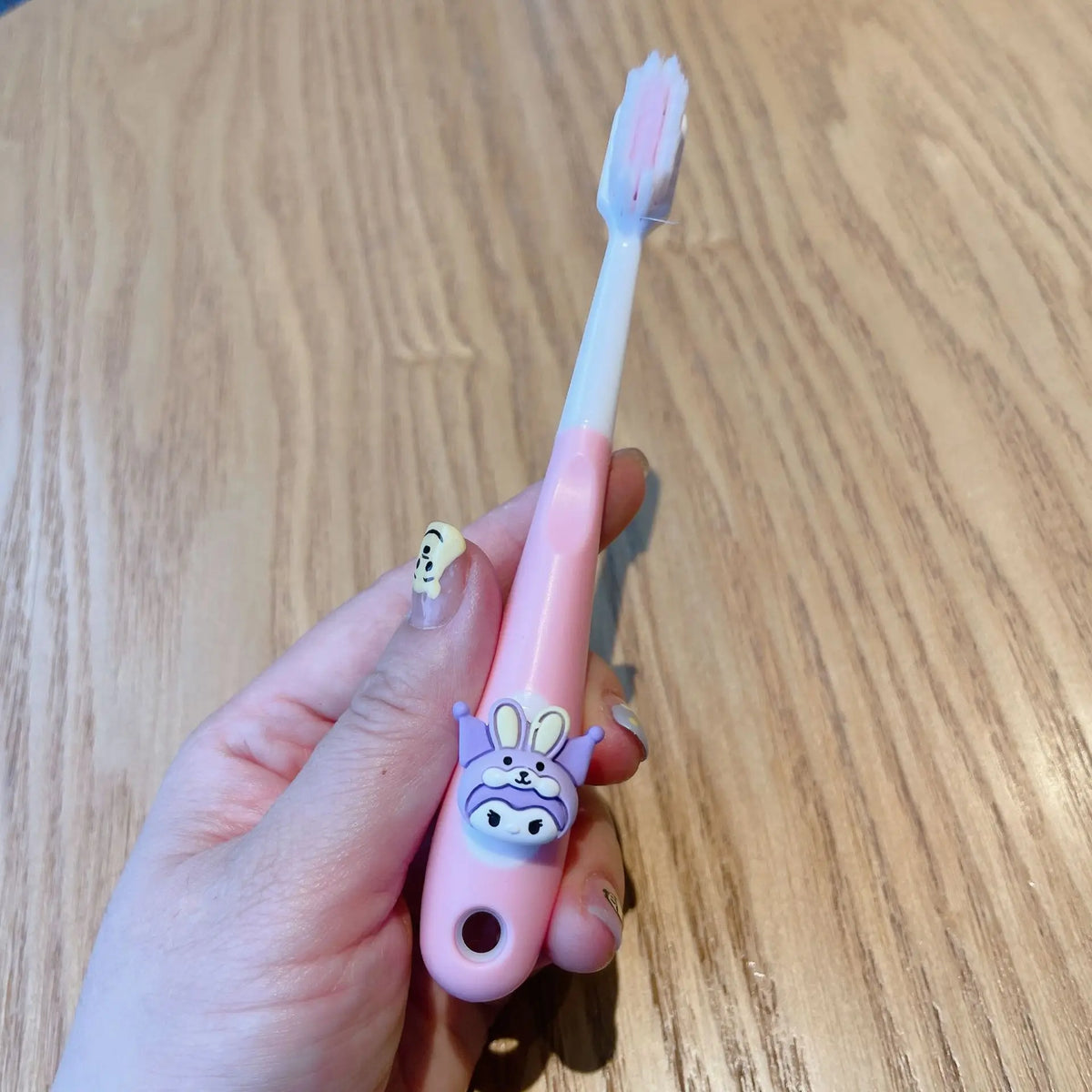 Hello Kitty Kuromi Cartoon Toothbrush Cute Student Soft Bristles Qme 5