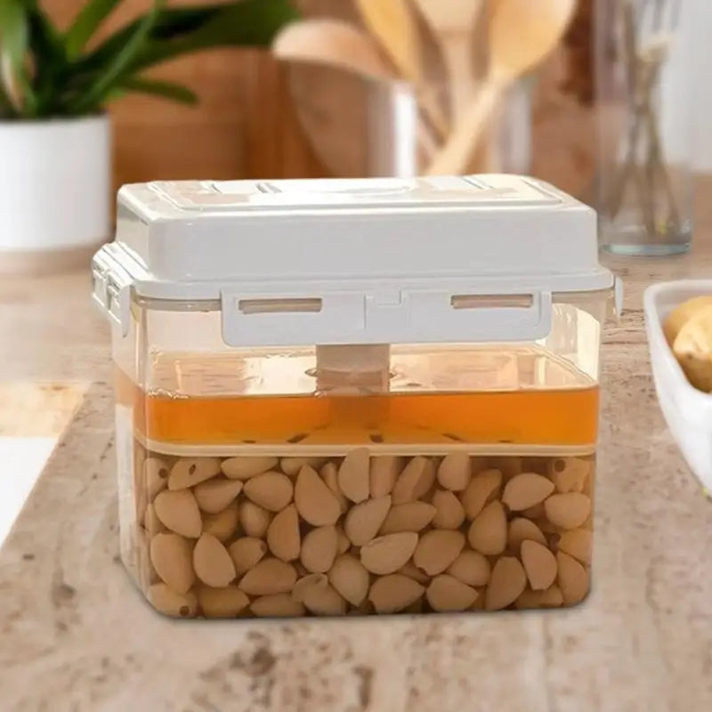 Kimchi Press Storage Container Pickle Jar Gherkin Sauerkraut Qme