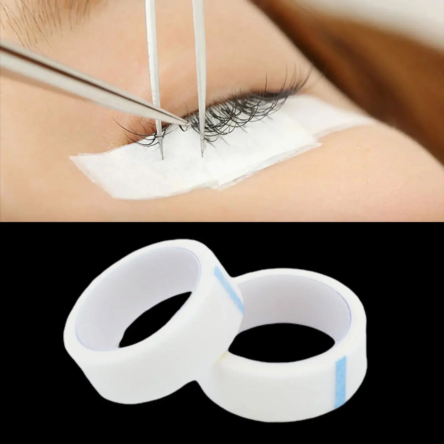 10/20/30/50 Rolls Eyelash Extension Paper Tape Roll Porous Non Woven Fabric Adhesive Tape For False Eyelash Patches Qme
