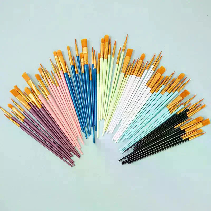 Multi-functional Watercolor Brush Plastic Rod Art Painting Gouache Qme