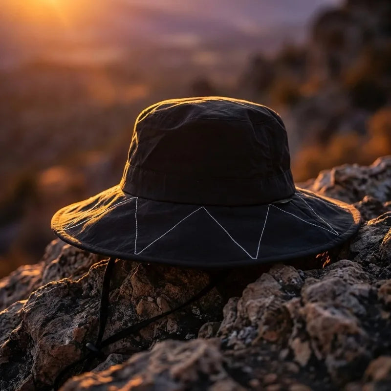 Quick Dry Fisherman Hat Unisex Summer Outdoor Cap Beach Camping Qme