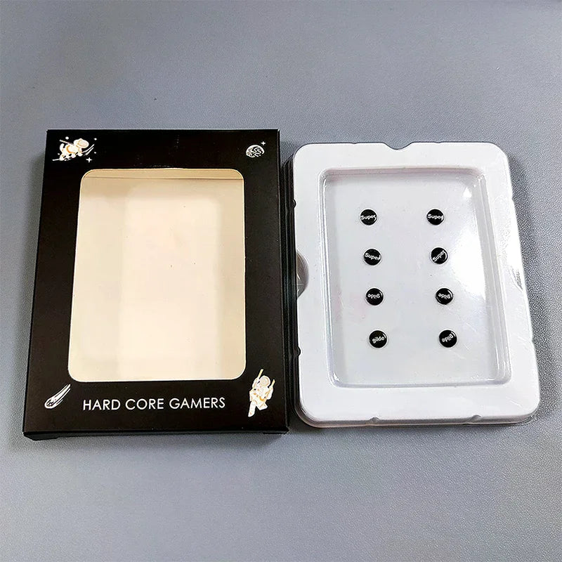 Glass Mouse Skates DIY Universal Dots Feet Pads Sticker Gaming Qme