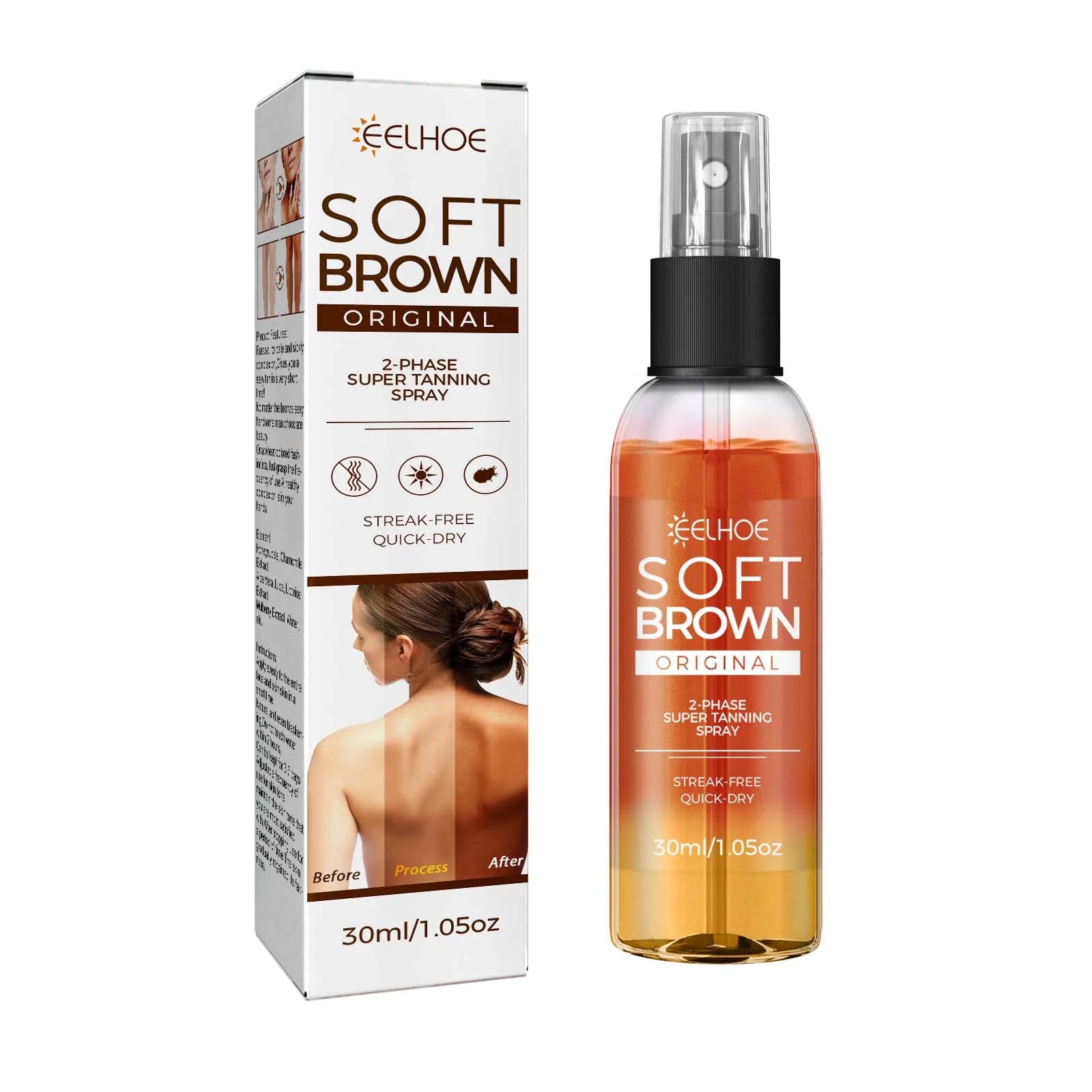 Self Tanning Spray Assist Natural Soft Antique Bronzer Wheat Skin Tone Tanning Accelerator Spray Beach Outdoor Sunscreen Care Qme