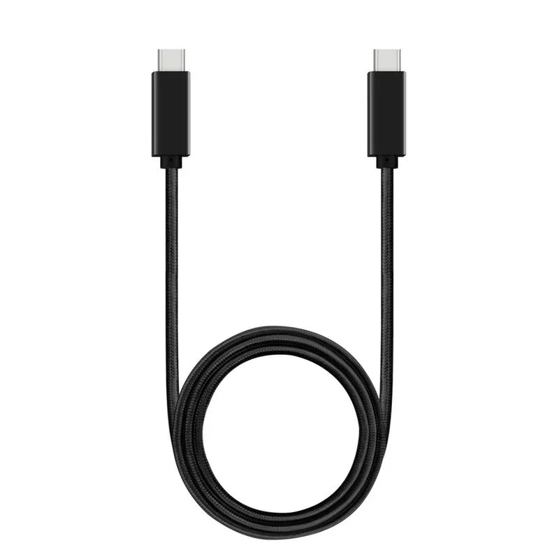 USB-C To USB-C Data Cable PD 100W Fast Charger Double Type C USB Cables Male To Male for Mobile Hard Disk Type-C Laptop Qme 1M