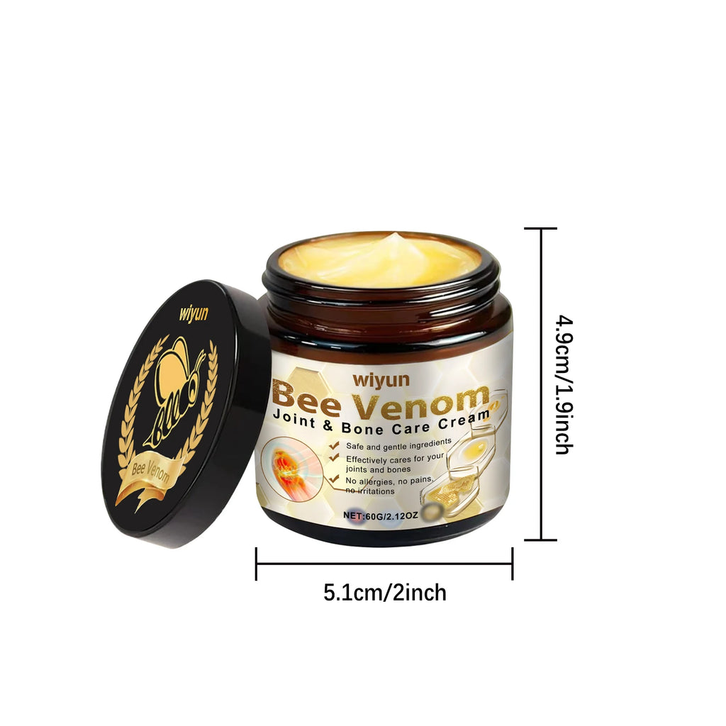 Bee Venom Joint Bone Care Cream oothes Muscle & Joint Discomfort Moisturizing Knee Body Massage Cream for Knees Back Shoulders Qme