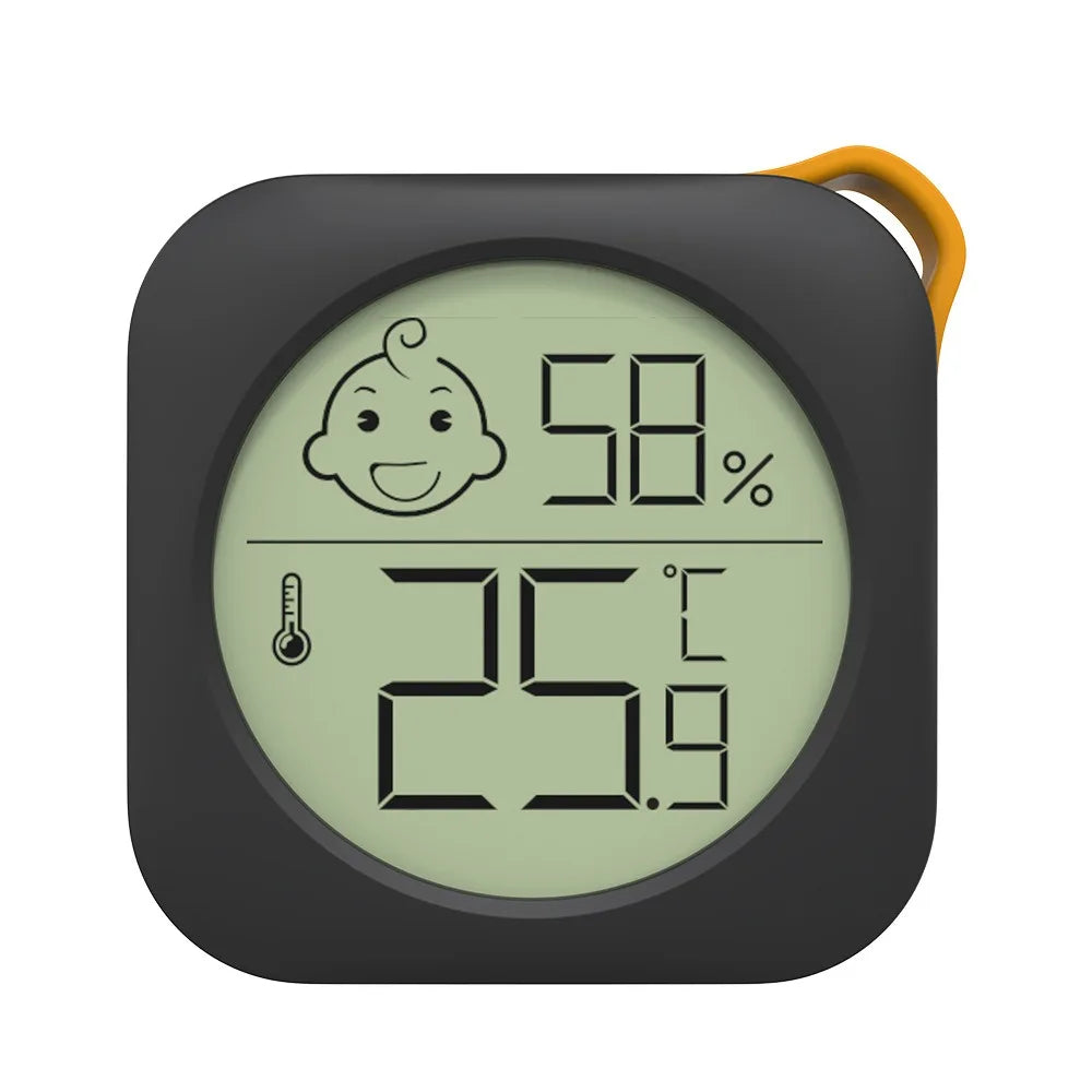 Portable Temperature Humidity Meter 20 60 High-precision Comfort Qme Black