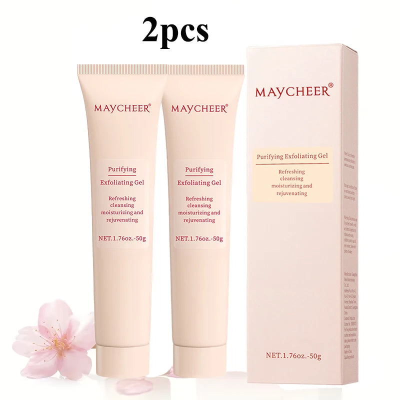 Exfoliating Peeling Gel Facial Scrub Moisturizing Nourishing Qme 2pcs