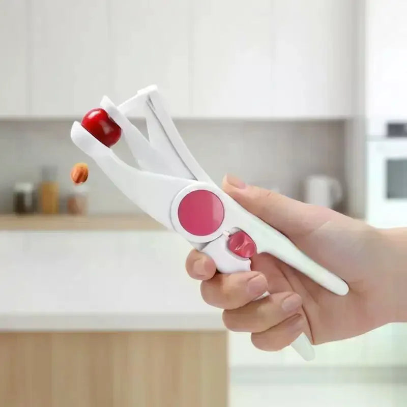 Food Grade ABS Cherry Seeder Pitter With Non Slip Handle Quick Pit Removal For Home Kitchen Fruit Salad Qme