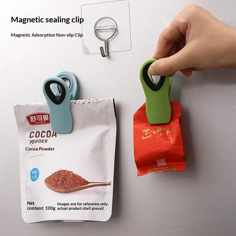 Moisture-proof Refrigerator Magnetic Clip Food Grade Strong Magnet Qme