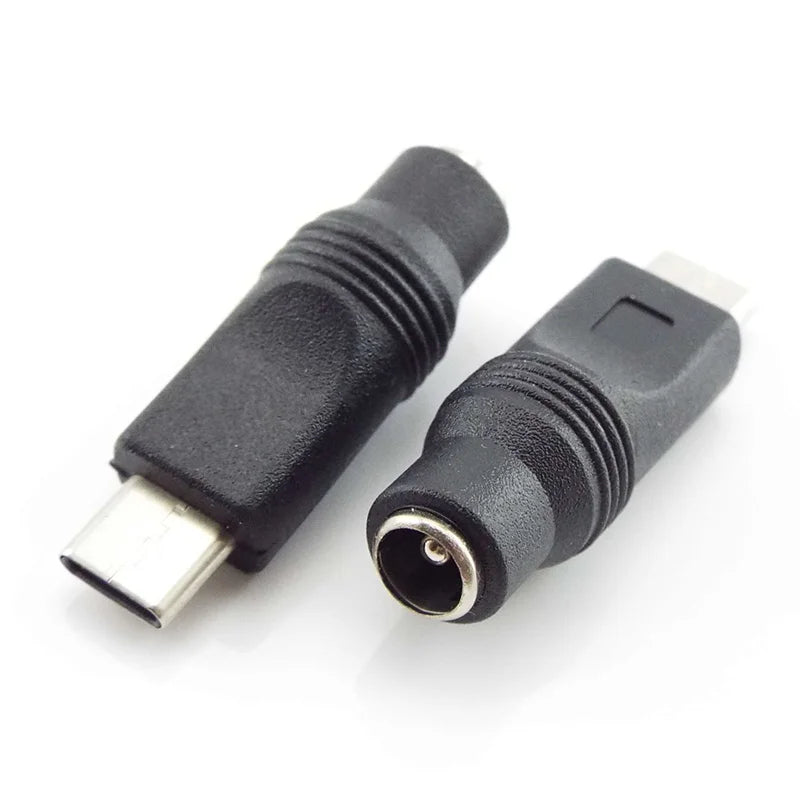 15PCS USB to DC Power Plug Adapter 3.5x1.35mm 4.0x1.7 5.5x2.1 2.5mm Charger Connector for Device Charging Qme