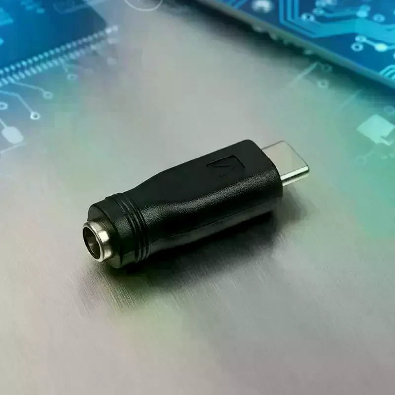 DC Power Adapter Converter 5 5x2 Female Jack USB C Male Connector Qme