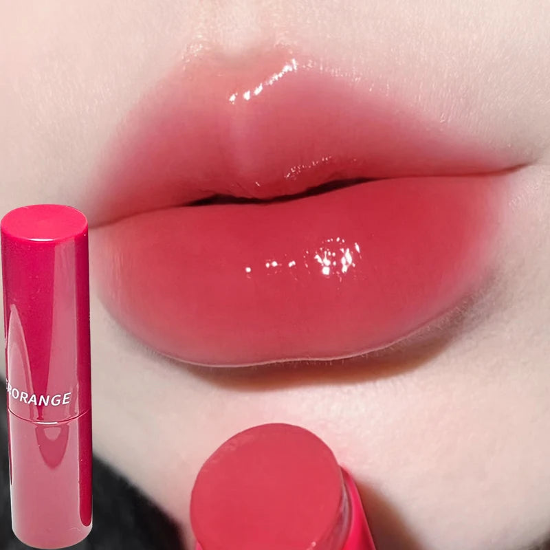 Rose Tea Brown Jelly Lipstick Crystal Tinted Lip Balm 8 Colors Anti-cracking Cherry Peach Lip Gloss Repairing Lip Care Cosmetics Qme 06