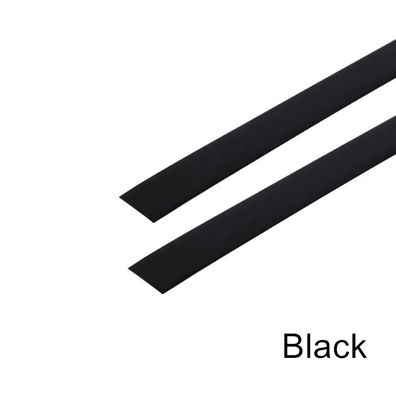 5M PVC Self-adhesive Waterproof Gold Tape Ceiling Background Wall Decoration Line Tile Gap Sticker Furniture Edge Banding Strip Qme black 5m 2cm