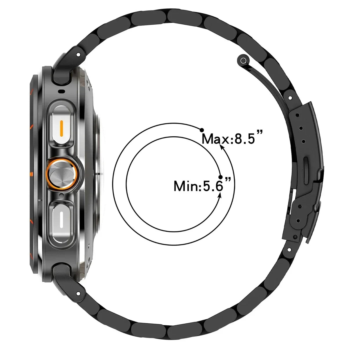 Titanium Luxury Strap for Samsung Galaxy Watch Ultra 47mm Band for Samsung Ultra Galaxy 47MM Men Watchband Galaxy Ultra Bracelet Qme