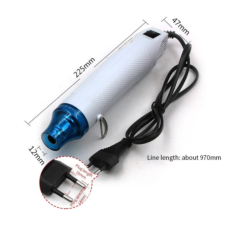 220V EU Standard DIY Air Gun Mobile Phone Repair Tool Hair Dryer Qme