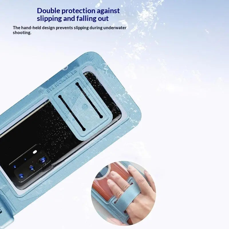Universal Phone Waterproof Bag Outdoor Diving Swimming Touchscreen Qme