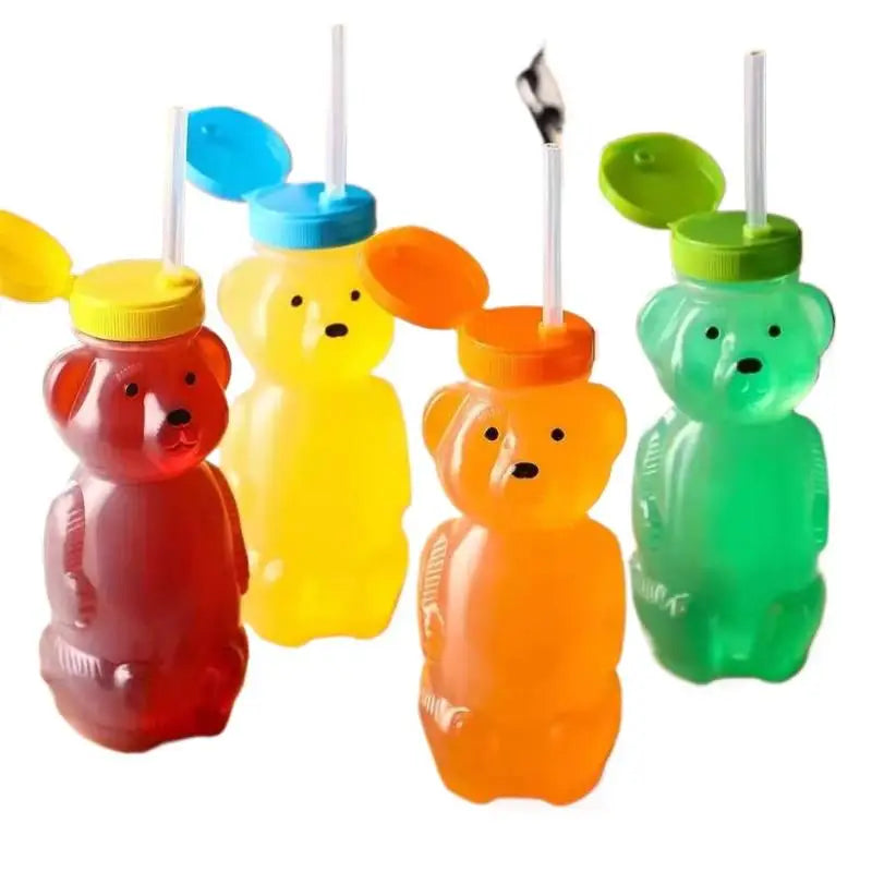Flexible Straws Leak-proof Squeezable Cup Cute Leak Resistant Babies Qme