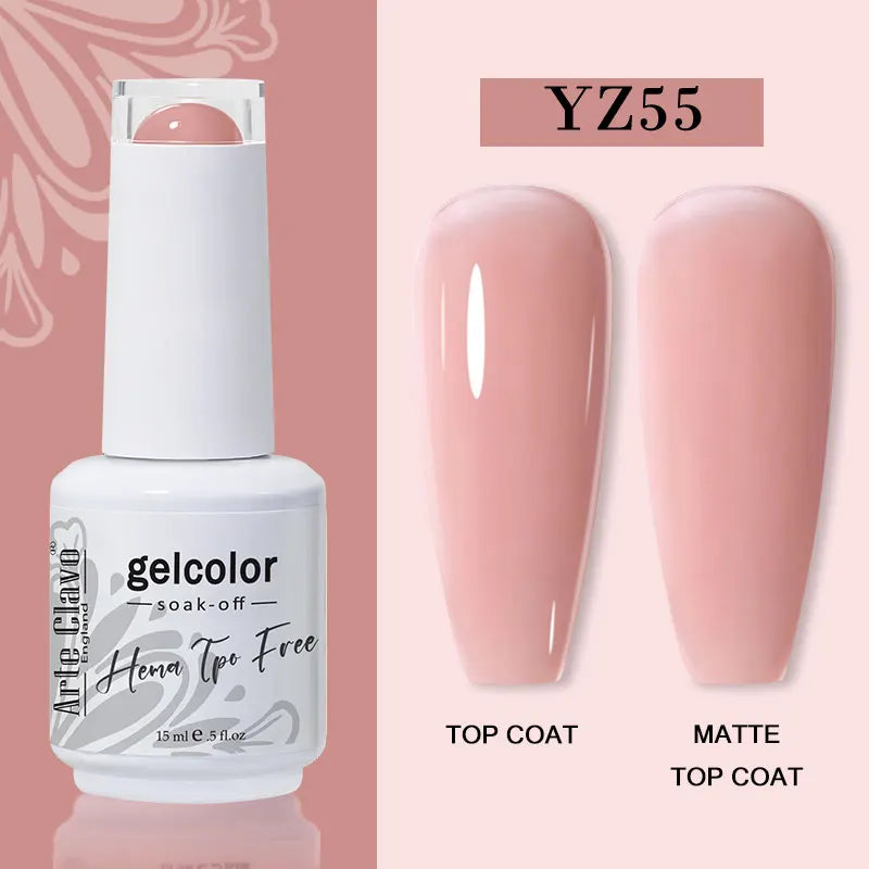 Arte Clavo HEMA TPO Soak Off UV LED Nail Gel Polish 108 Colors