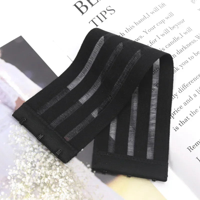 Elastic Invisible Women Non Slip Buckle Bra Extender 3 Hook Extension Qme A4 one size