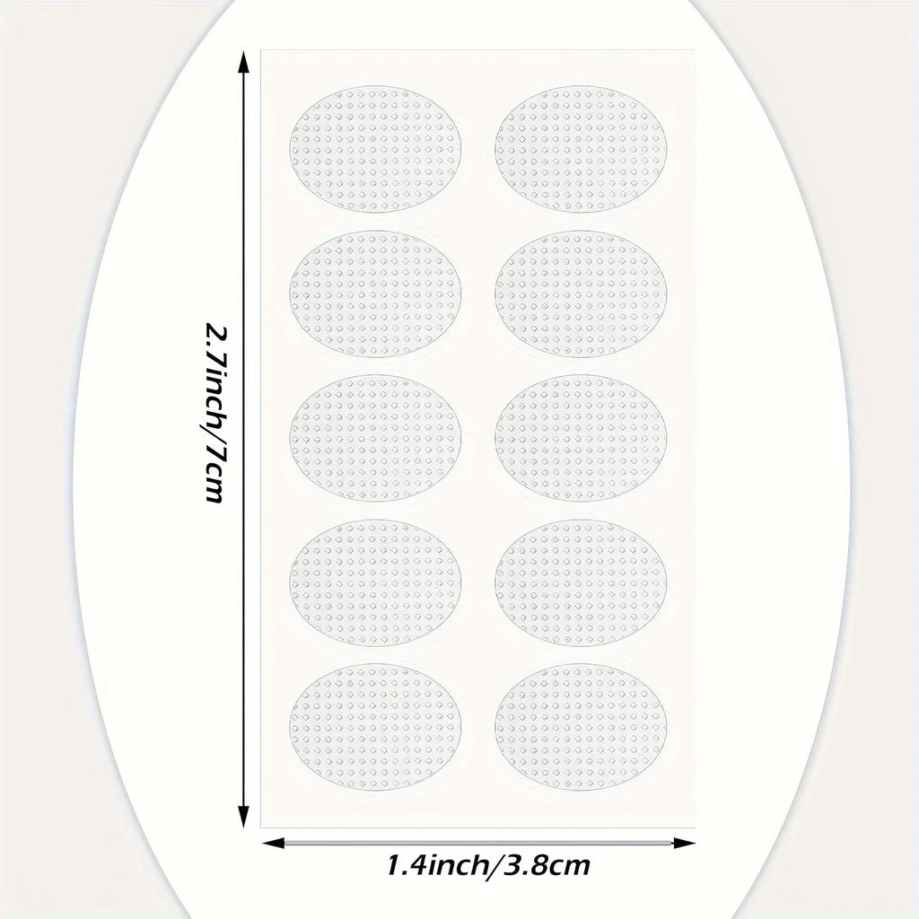 Earlobe support patch, bifurcated high-strength transparent ear ring sticker, suitable for long-term wearing, Qme