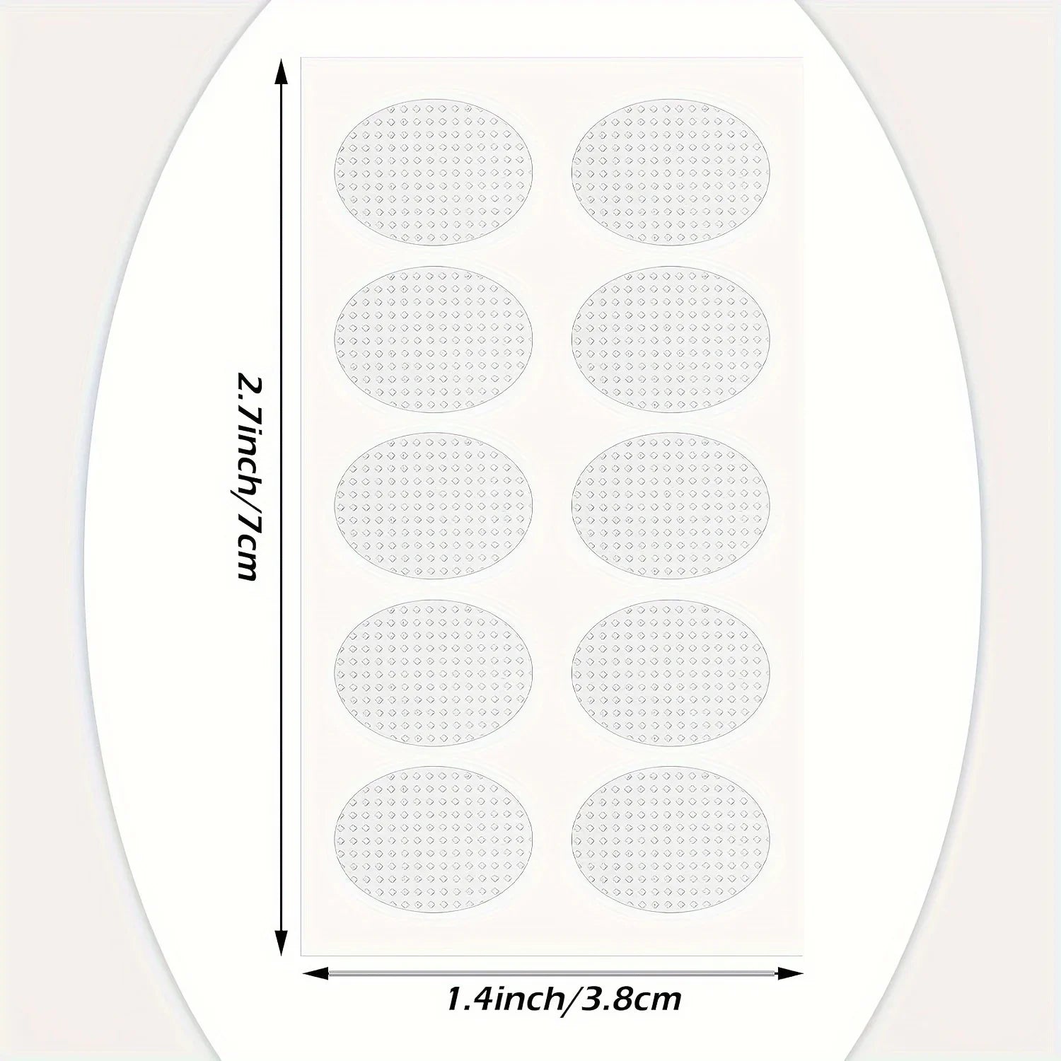 Earlobe support patch, bifurcated high-strength transparent ear ring sticker, suitable for long-term wearing, Qme
