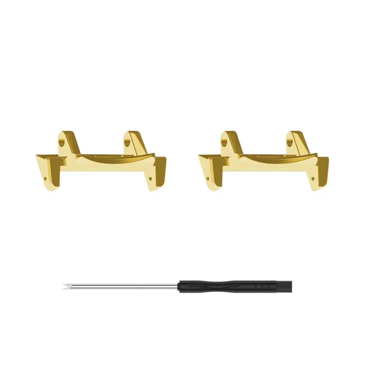 Metal Connector with Tool For Amazfit T-Rex 3 Screw Rod Watch Strap Adapter for T-Rex /T-Rex Pro/T Rex 2 Smartwatch Accessories Qme For T Rex3-Gold