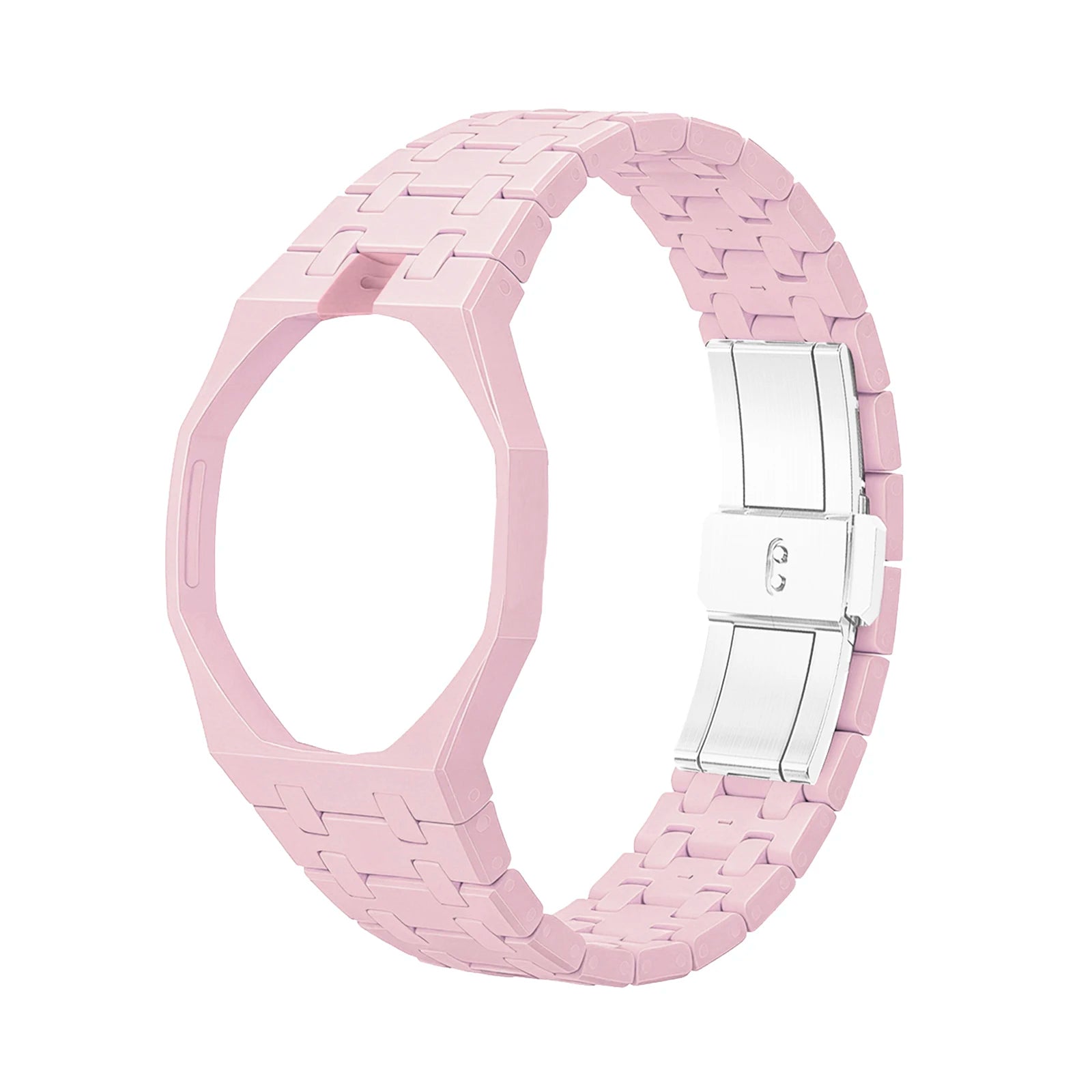 Ceramic Modification Kit for Swatch X AP Royal POP Biomaterials Watch Case + bioceramic Strap Pocket Changer To Wristwatch Qme Light Pink 12