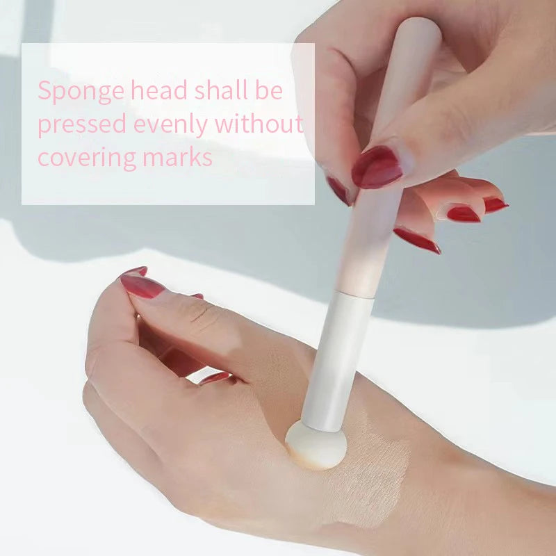 Small Mushroom Concealer Brush Spots Acne Marks Dark Circles Soft Qme