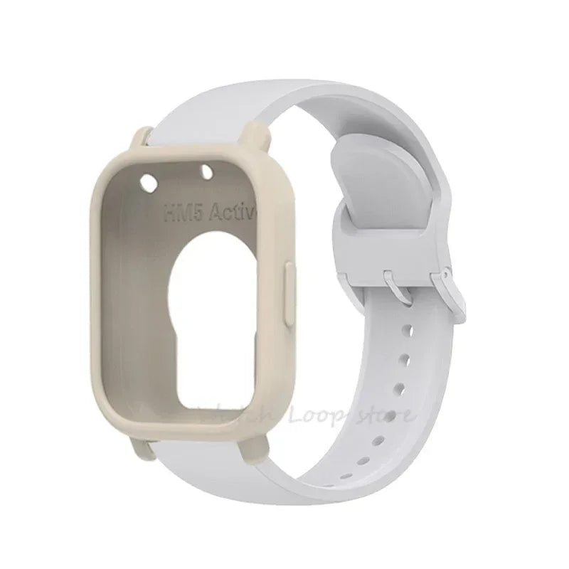 Silicone Case Strap Redmi Watch 5 Lite Active Repacement Bracelet