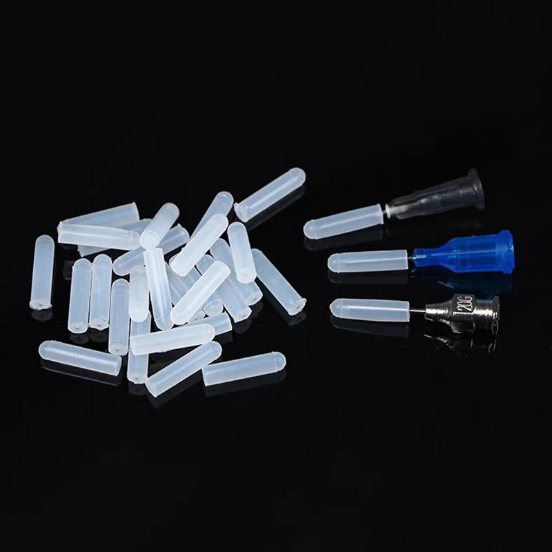 Special Silicone Plug Head Dispensing Syringe Needle Anti-glue Leak Qme