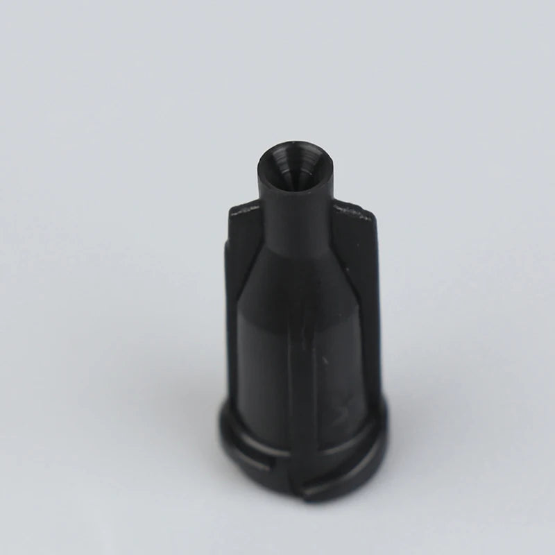 100Pcs Plastic Syringe Tips Caps Injector Dispenser Dispensing Needle Sealing Plug Standard Syringe Stop Caps Supplies Qme