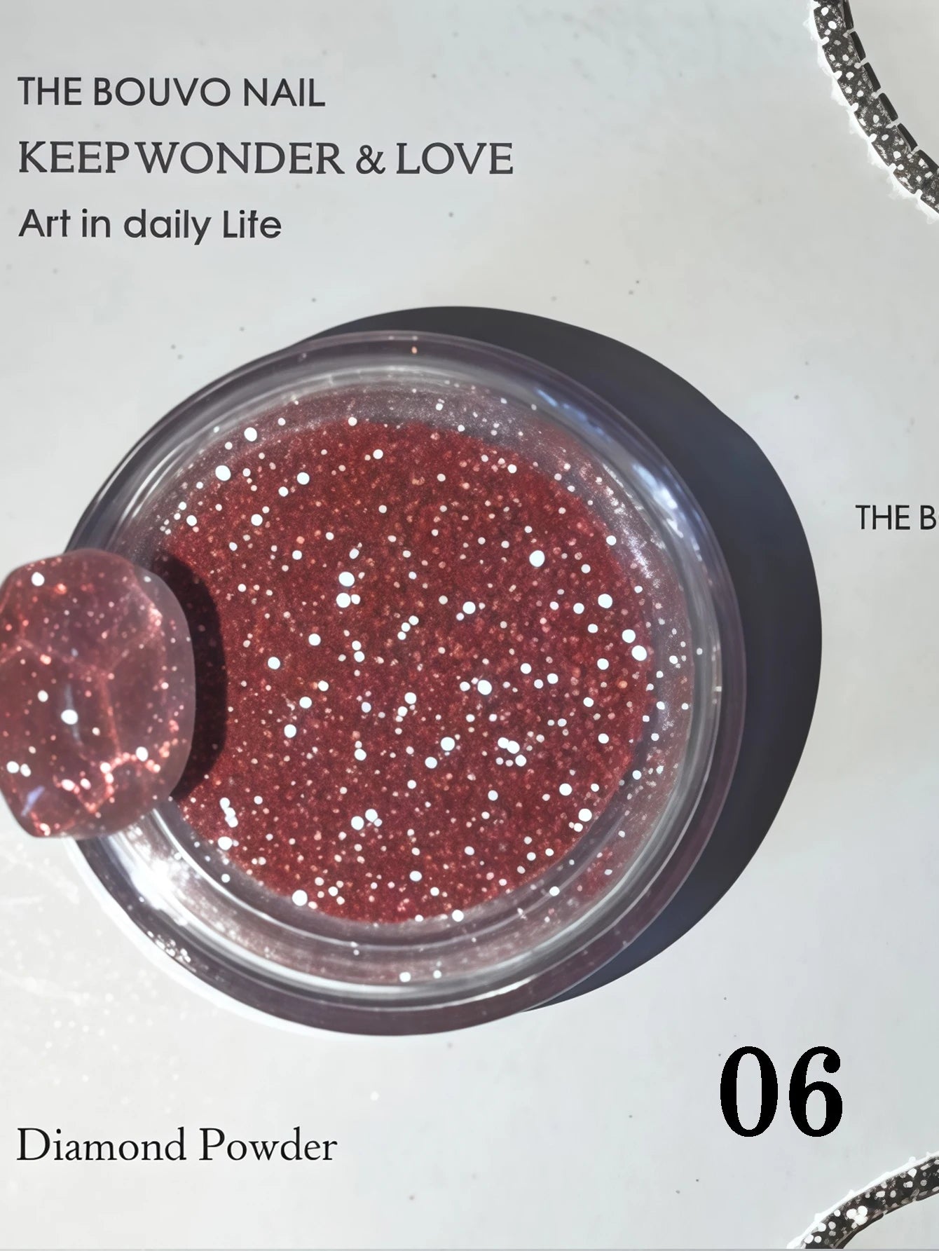 1 8-piece Y2K Colorful Glitter Nail Powder Sparkling Diamond Laser Qme 06