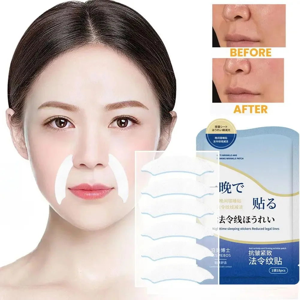 3/5/10PC Collagen Wrinkle Reduce Patch Retinol Fade Fines Lines Lift Firm Tighten Skin Mask Korean Moisturizing Skin Care Patch Qme