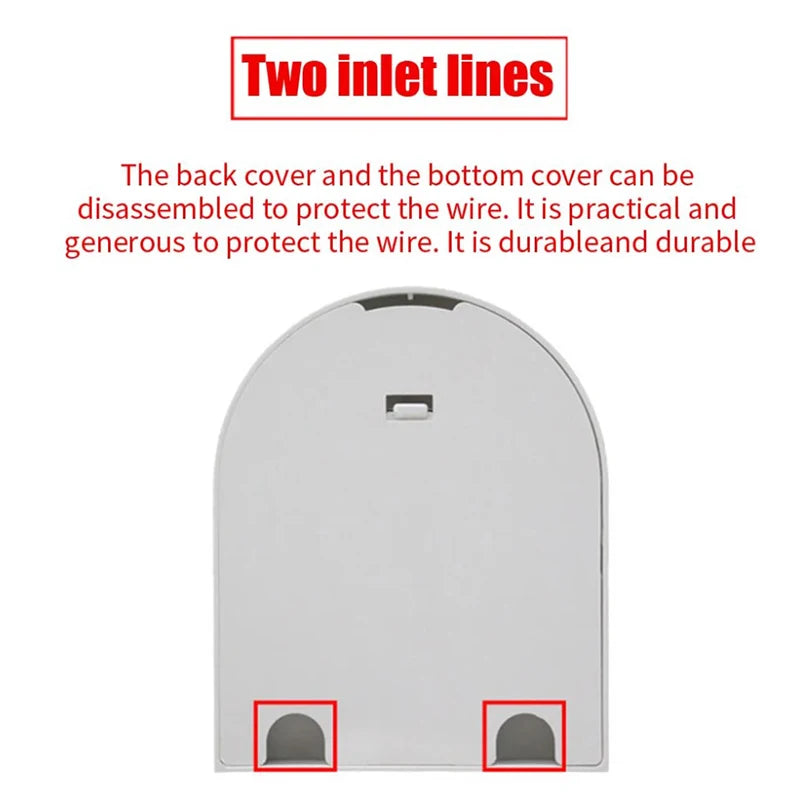 CCTV Dome Camera Right Angle Screws ABS Universal Fit Indoor Outdoor Qme