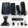 NEW BRONC POWER SUPPLY UPGRADE Tattoo Power Supply Touch Screen Intelligent Digital LCD Makeup Dual Set Qme black