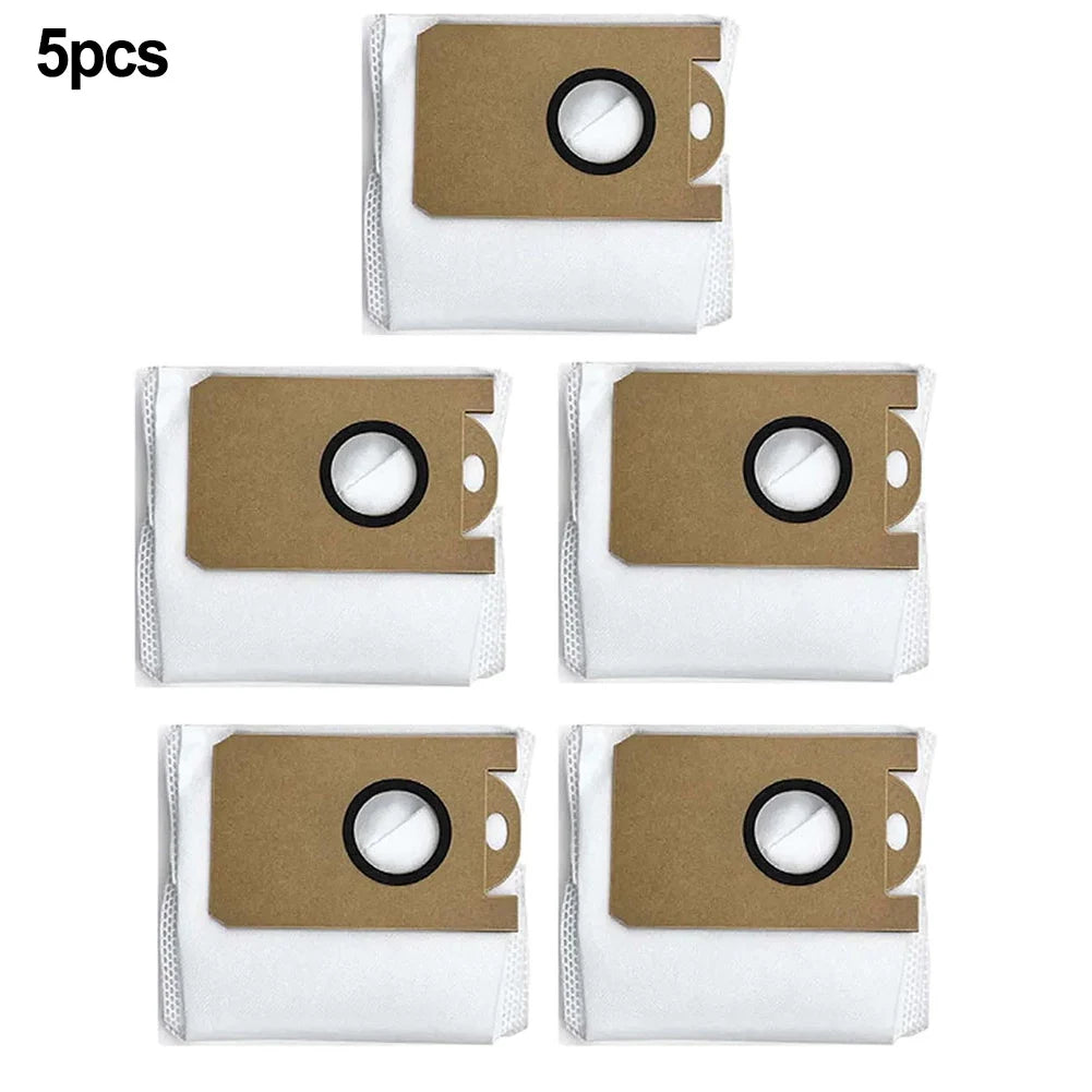 5PCS Dust Bags For HONITURE Q6 Pro Q5 Robotic Robot Vacuum Cleaner Dust Bag Replacement Household Cleaning Tools Accessories Qme Default Title