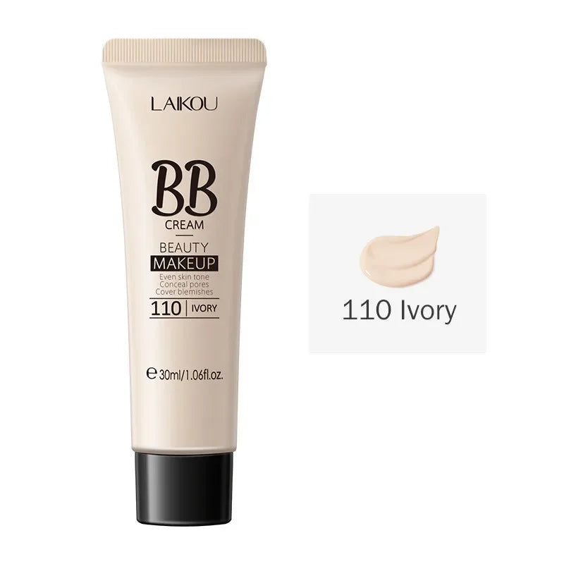 BB Cream Base Makeup Long Lasting Waterproof Brighten Skin Tone Cover Blemishes 30ml Concealer Foundation Liquid Face Makeup Qme 110