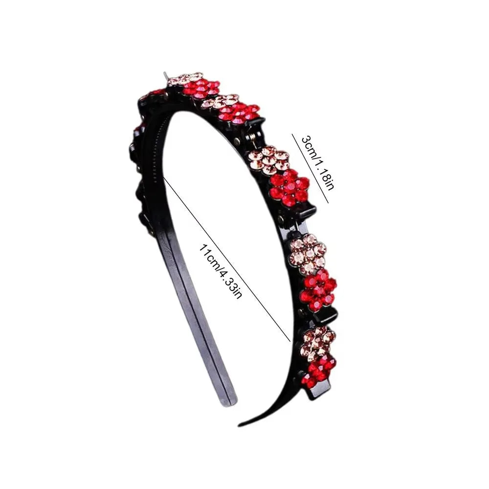 Elegant Hair Bands Clips Plum Blossom Multi-storey Toothed Clip Qme
